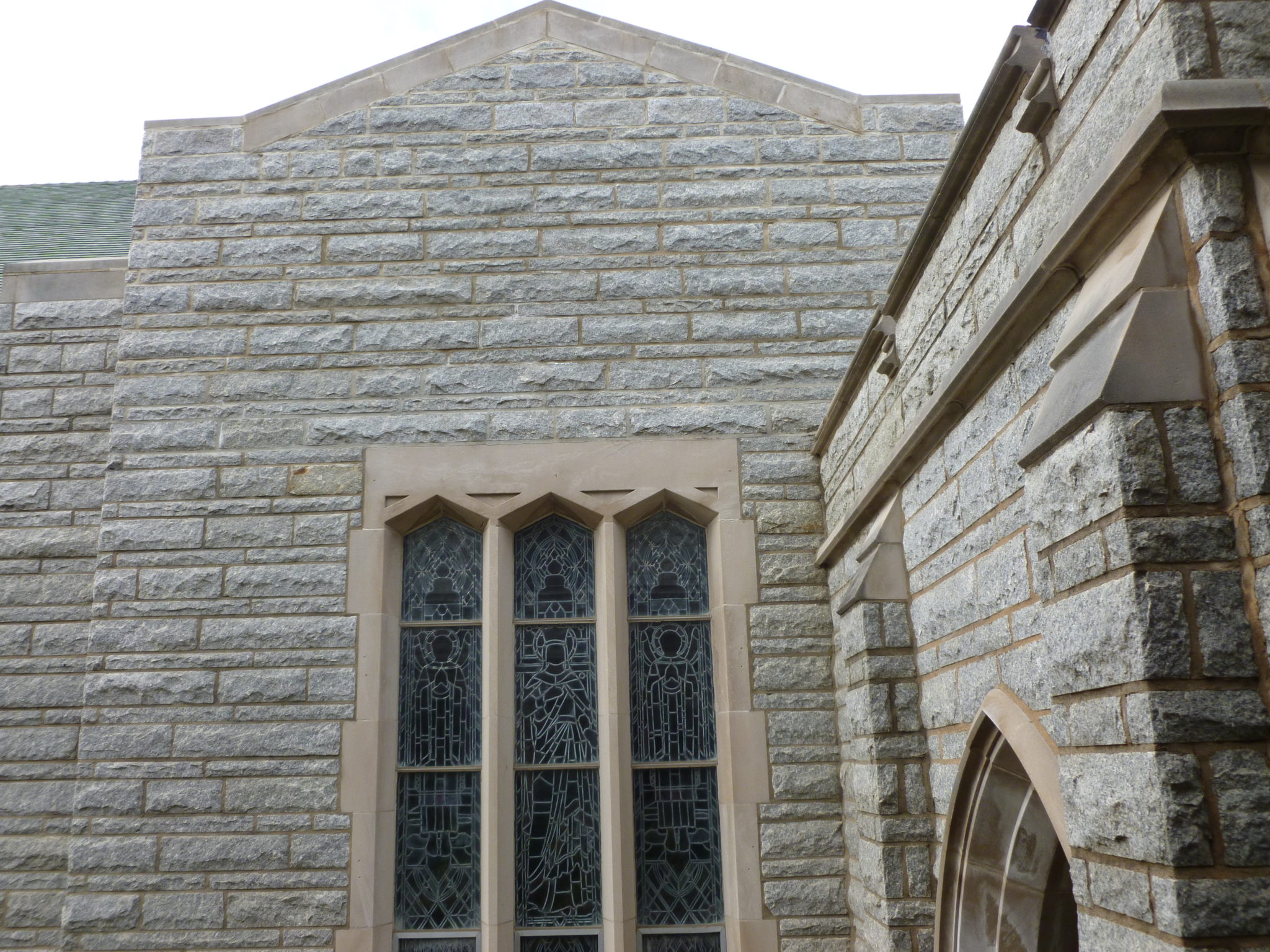 Christ Our King Granite Wall