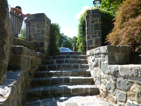 before & after stairs