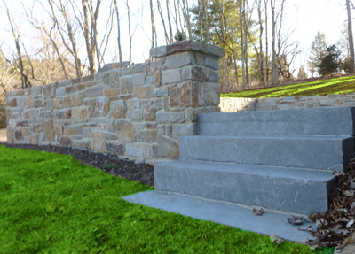 Stone Step Project in Fall