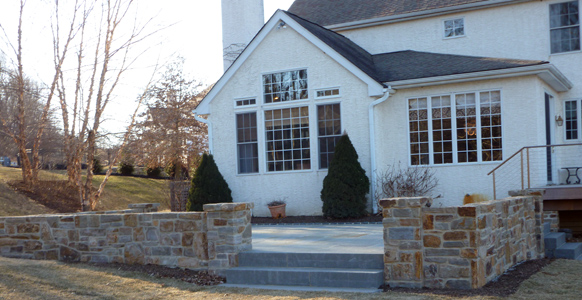 Stone-Patio house