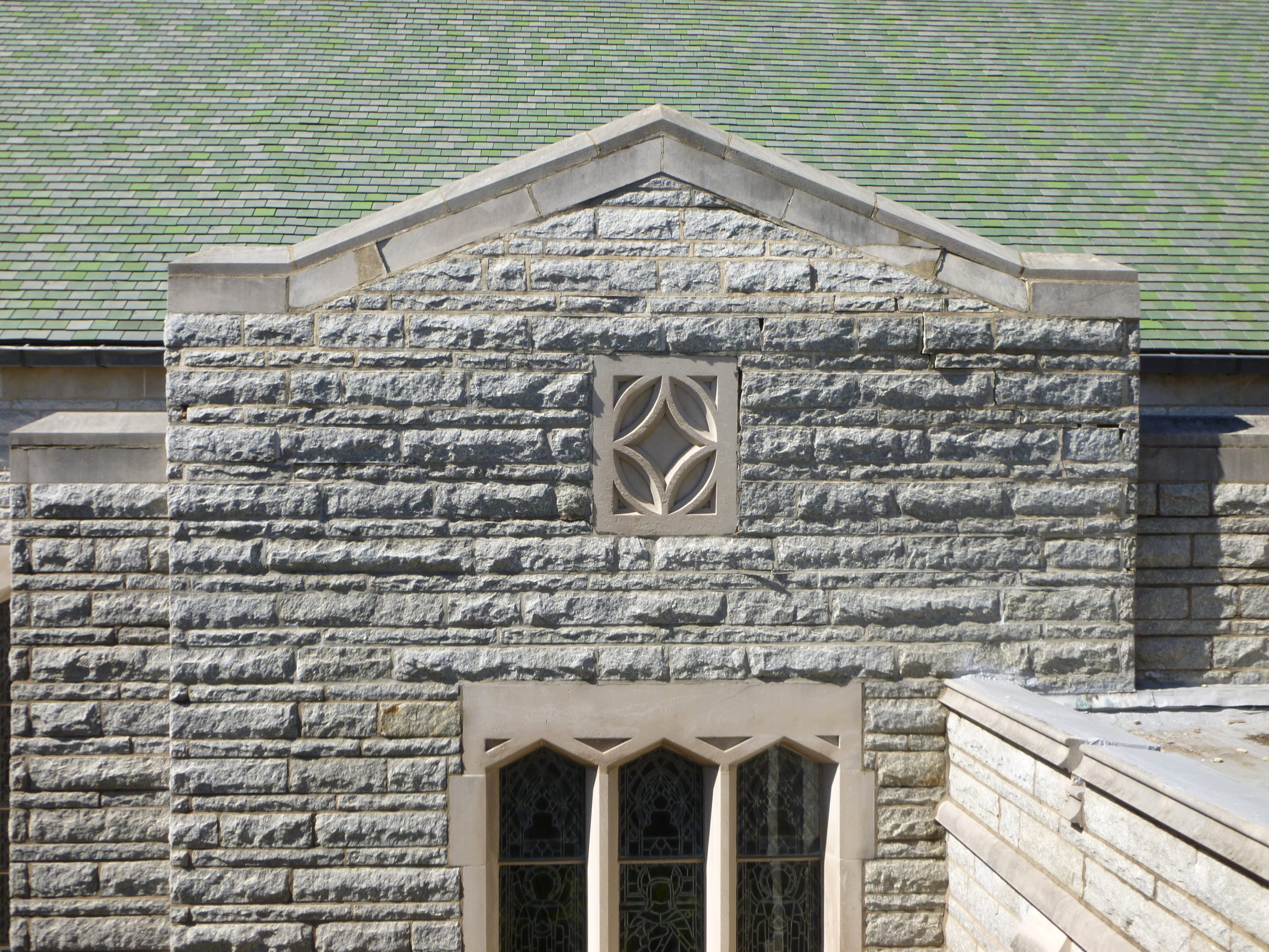 church wall damage