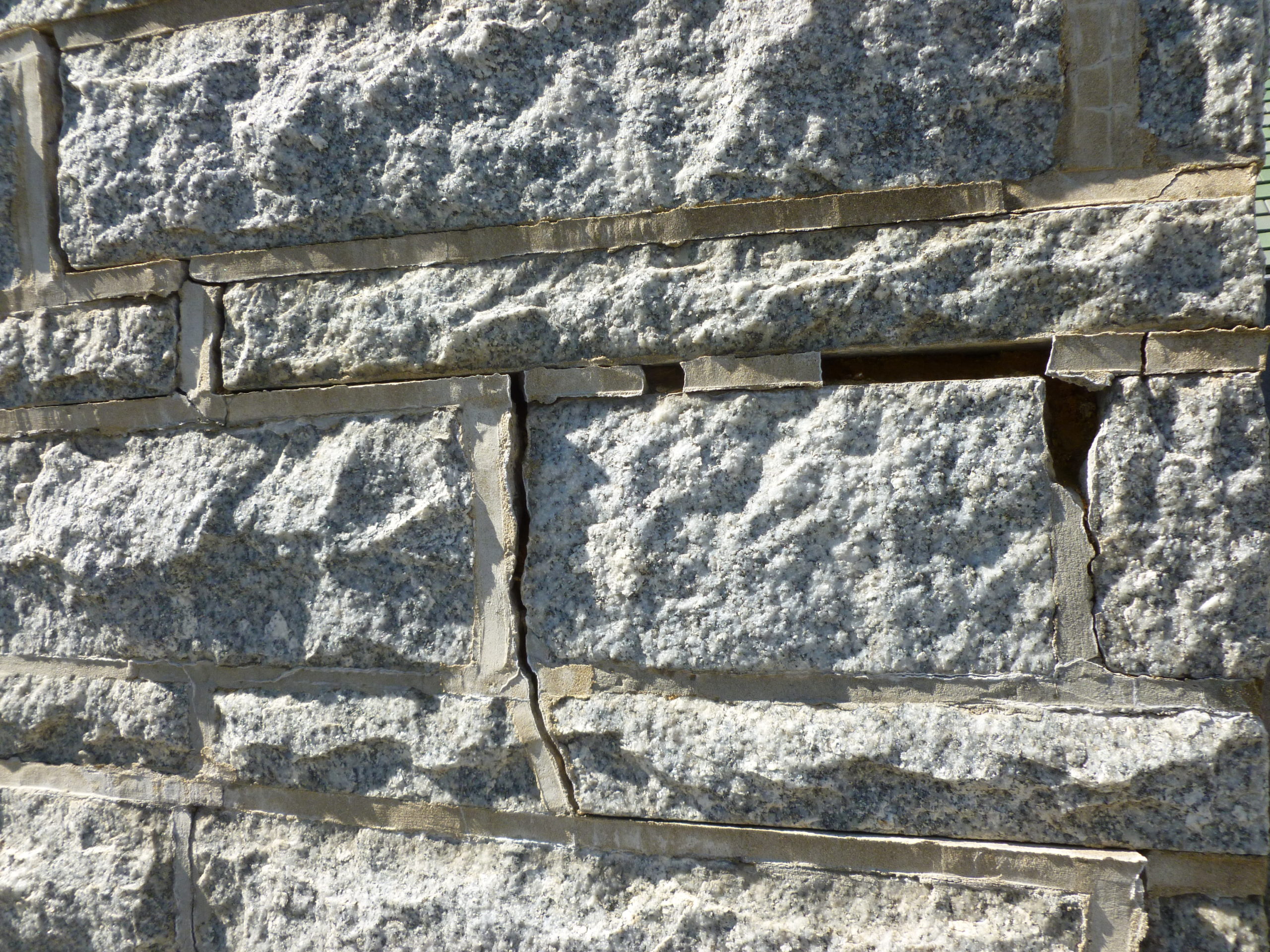 church stone damage