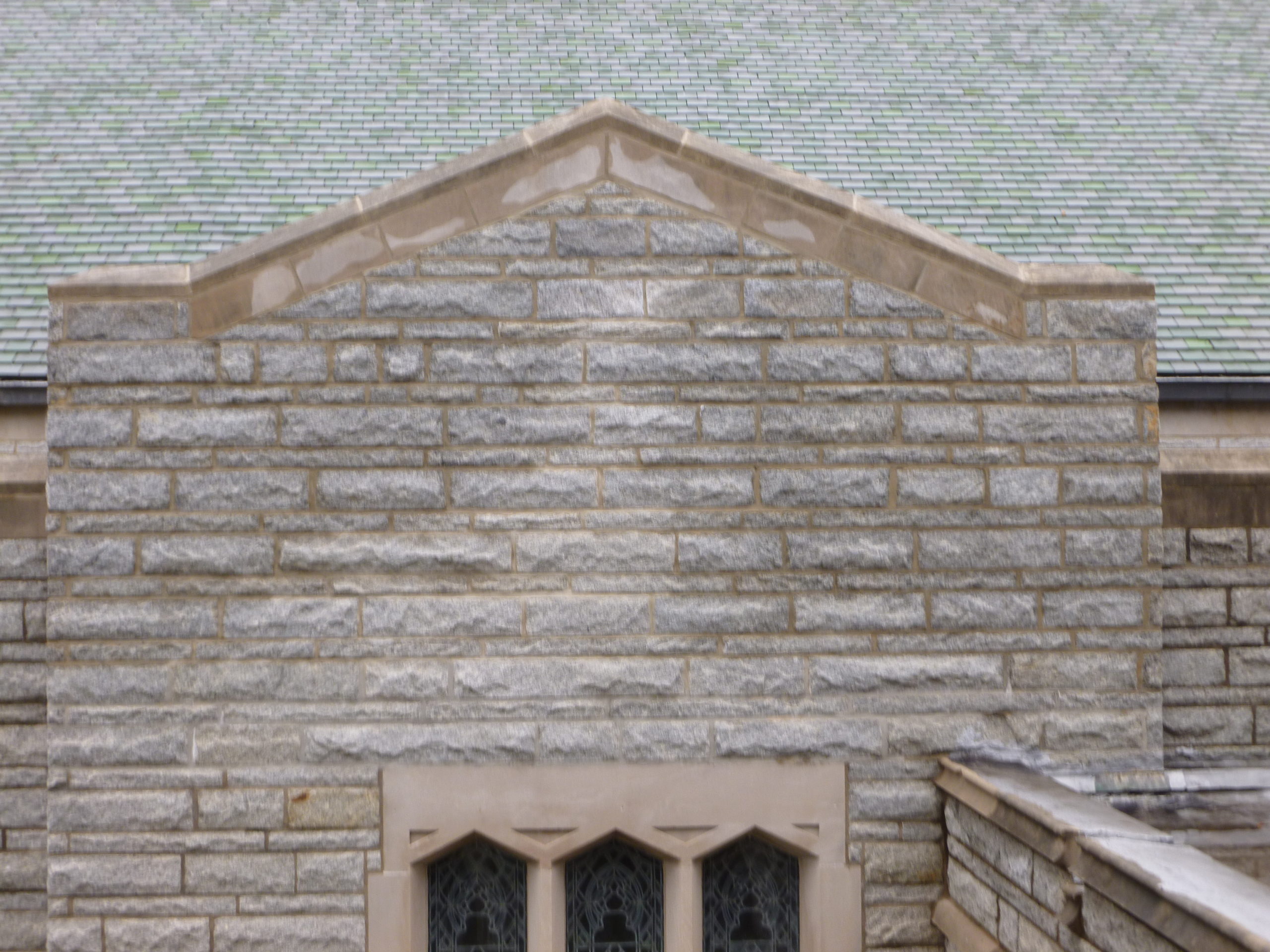 church wall damage